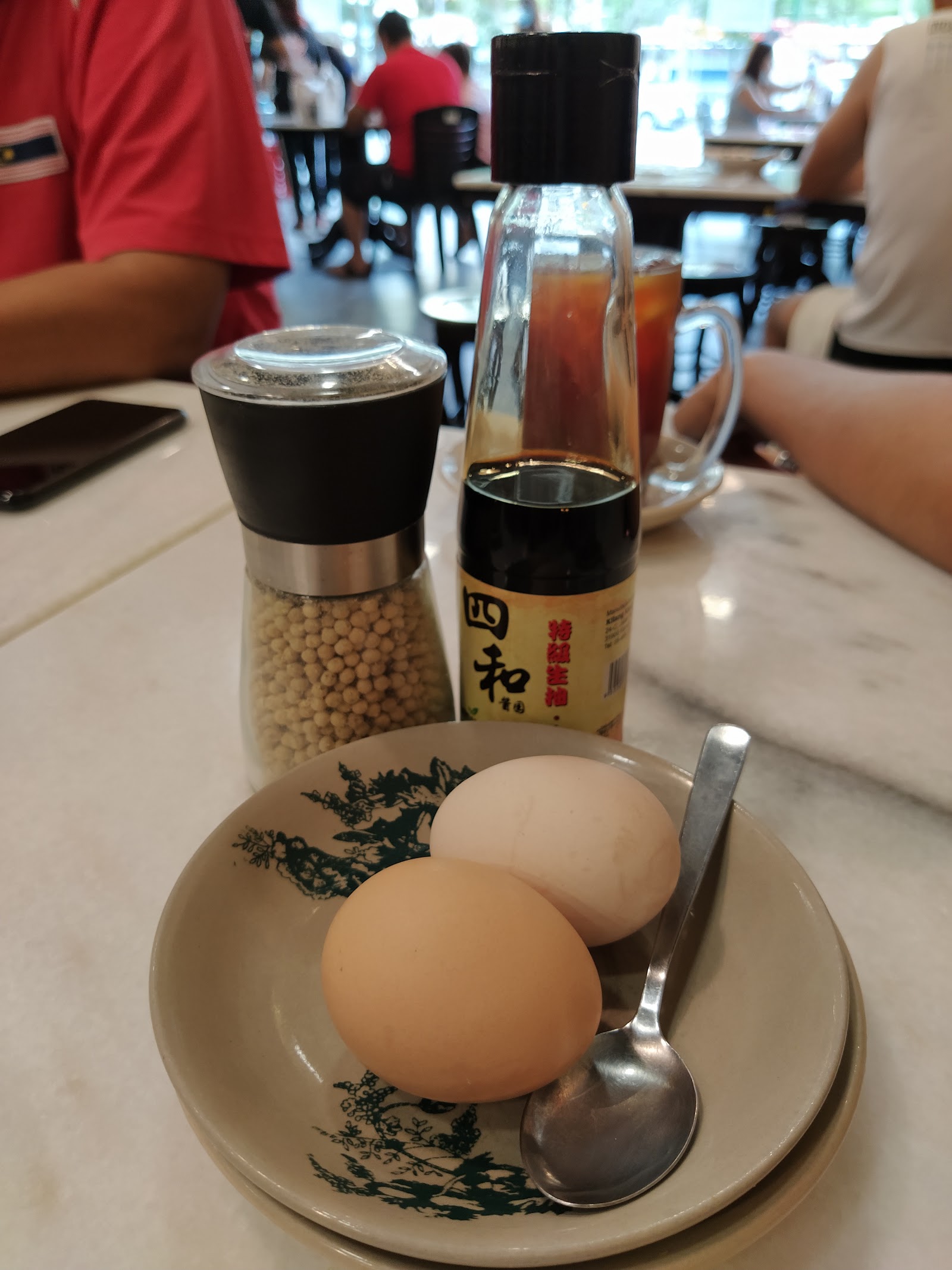 Half Boiled Kampung Egg 甘榜生熟蛋
